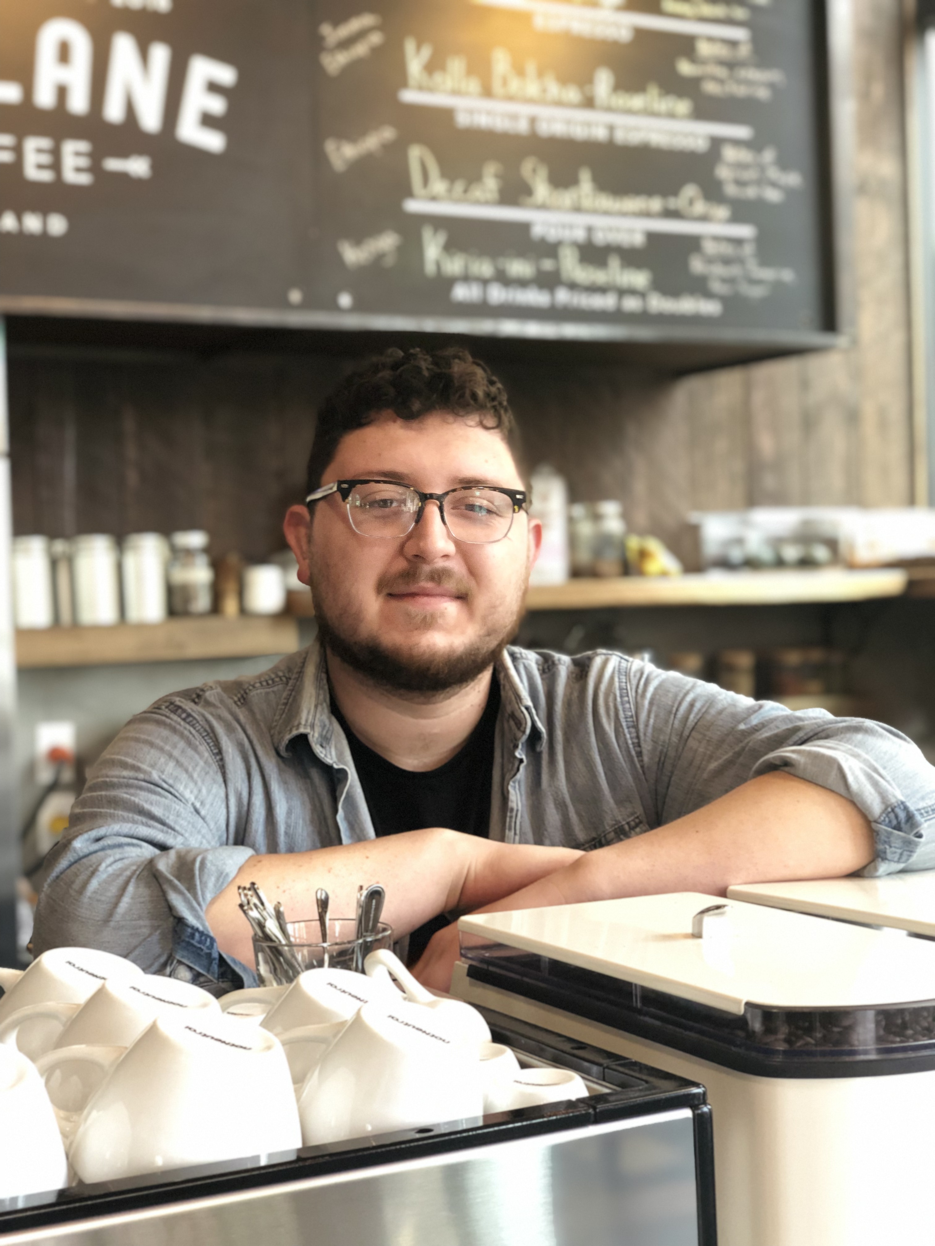 Alejandro (Alex) Perez is Fairlane Coffee's Manager and barista